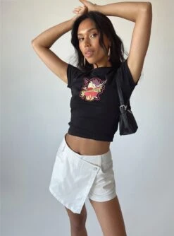 Princess Polly Carter Short Off White