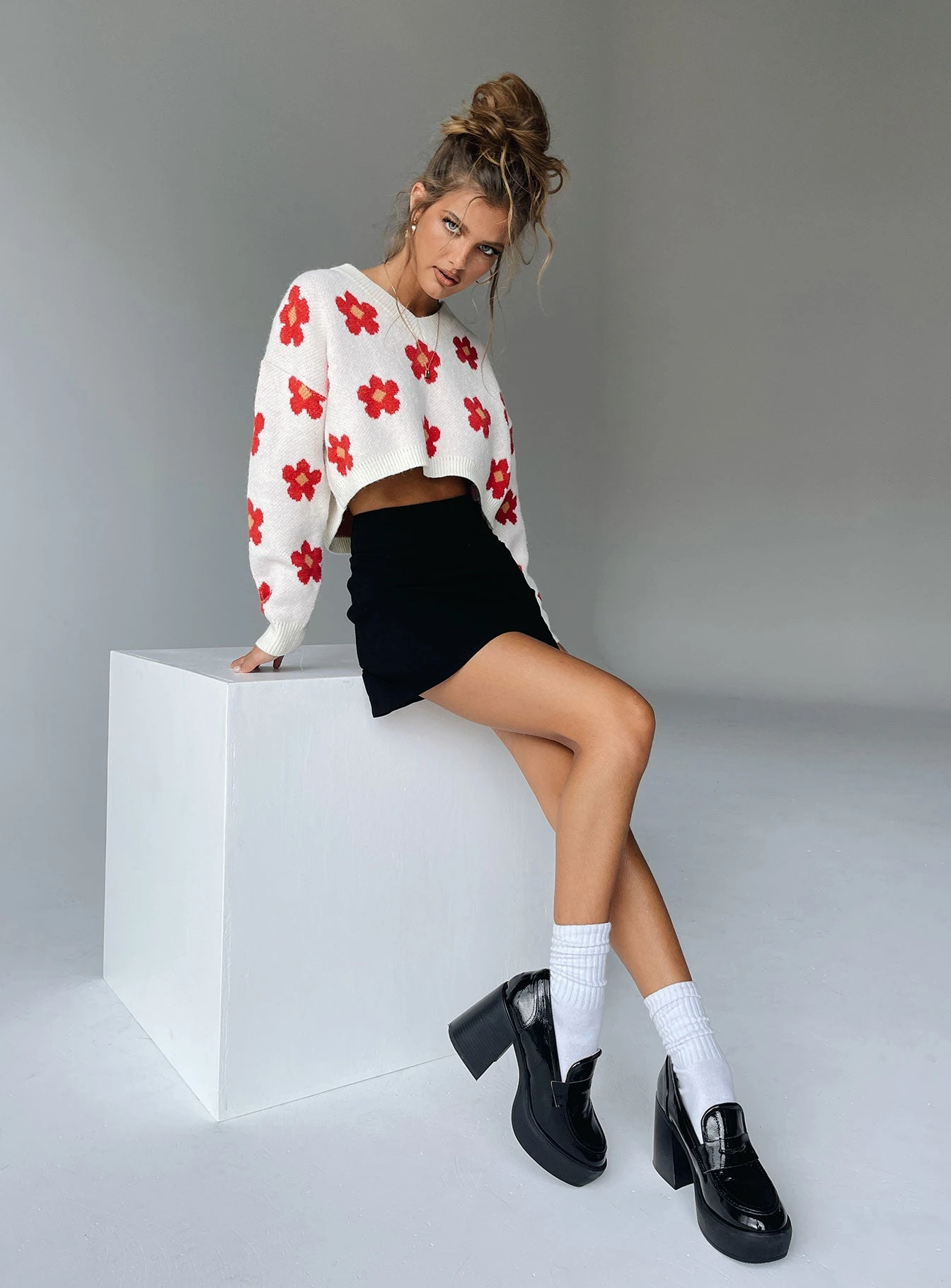 Princess Polly Selby Mini Skirt Black 3 Princess Polly Selby Mini Skirt Black