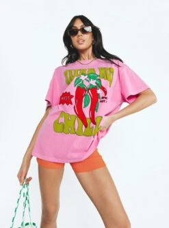 Extra Hot Tee Pink