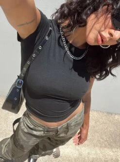 Princess Polly Lex Top Black