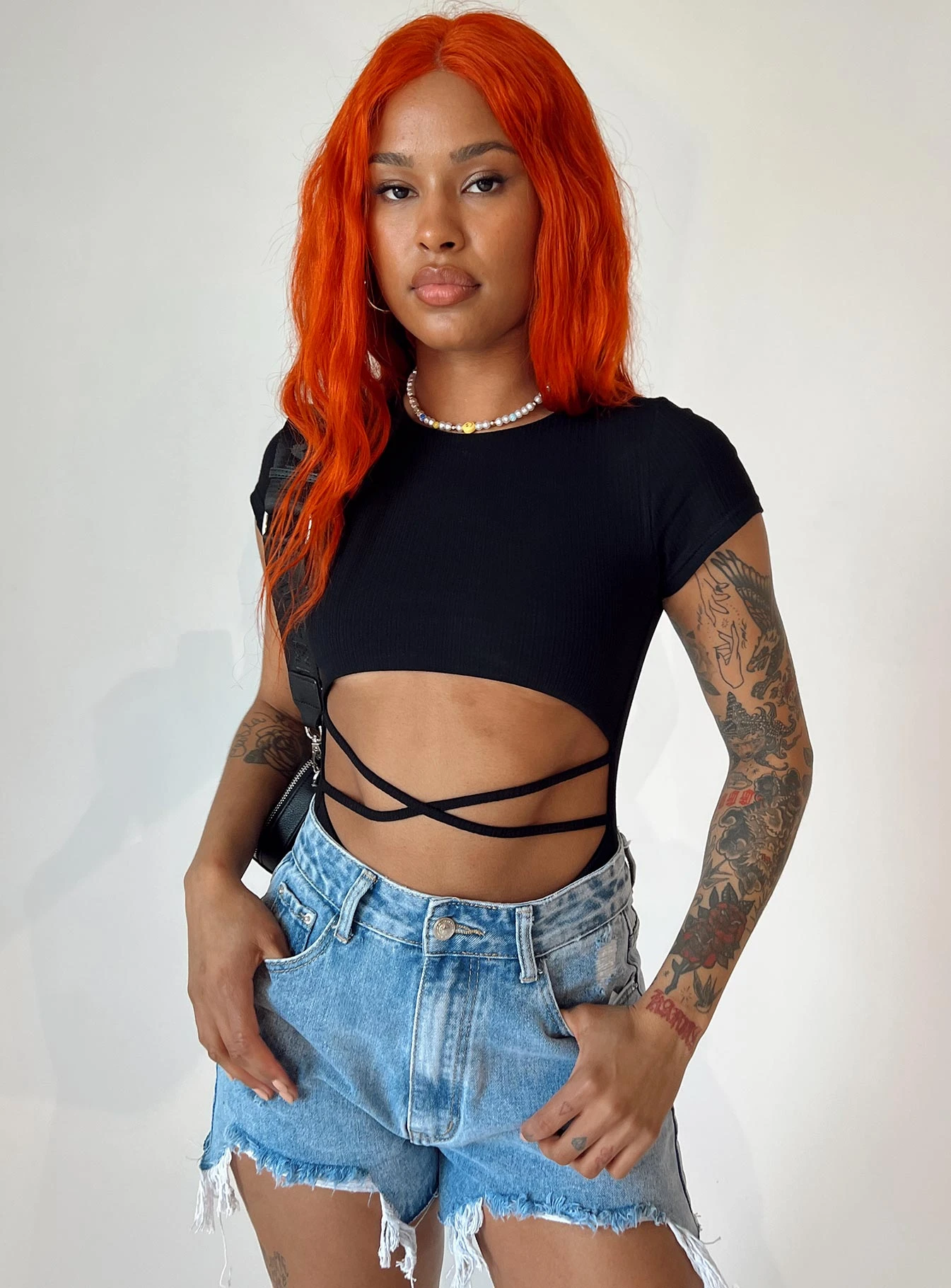 Princess Polly Nicola Bodysuit Black 3 Princess Polly Nicola Bodysuit Black