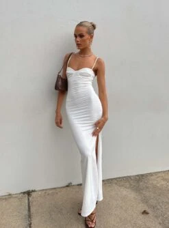 Princess Polly Belladonna Maxi Dress White -Polly Clothing Shop 0 43af79c0 0e01 4c21 82f6 82a6fc2e2ae6
