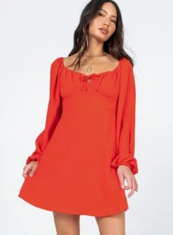 Princess Polly Yolanda Mini Dress Red