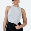 Princess Polly Duval Bodysuit Light Grey -Polly Clothing Shop 1 modelinfo Sarah us4 02b10bef c103 42b3 8ae4 4f372571b52c