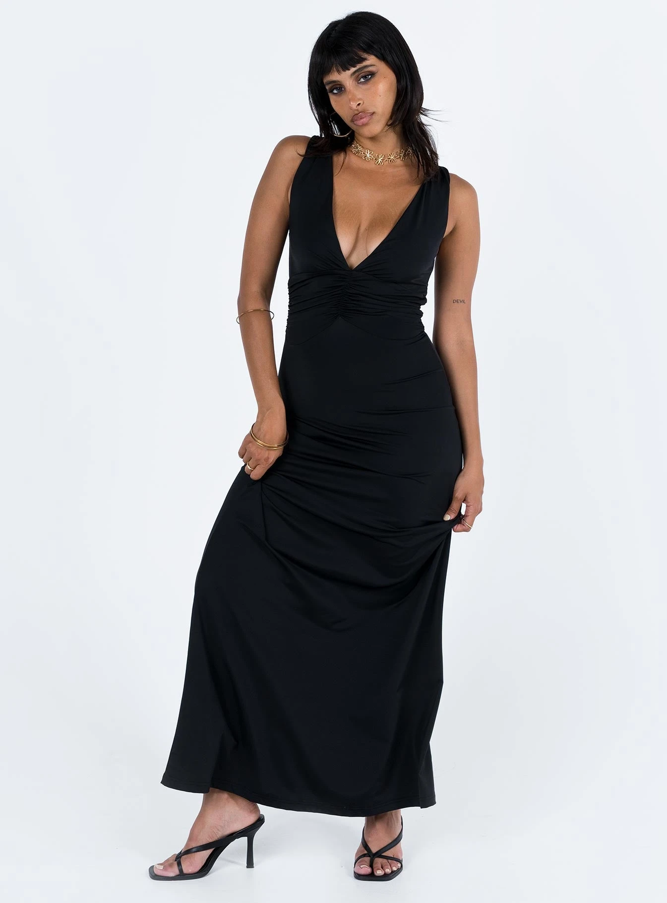 Ellia Maxi Dress Black 4 Ellia Maxi Dress Black - Image 2