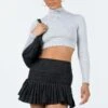 Princess Polly The Beau Mini Skirt Black -Polly Clothing Shop 1 modelinfo christy us2 ddceffad 6484 48b9 b86e eb0160c9ad3d