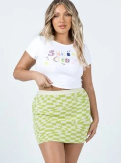 Princess Polly Renata Mini Skirt Green