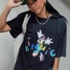 Disney Minnie Mouse Oversized Tee Black -Polly Clothing Shop 1 1aabc037 d2d2 4c5b 9136 fa85e8f6018b