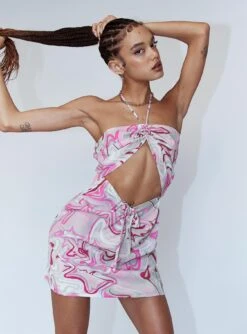 Princess Polly Dixie Mini Dress Pink