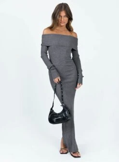 Princess Polly Phylis Off The Shoulder Maxi Dress Slate 9 Princess Polly Phylis Off The Shoulder Maxi Dress Slate -Polly Clothing Shop 2 modelinfo elise us2 06a338d2 e8b2 4098 9e3a 48796131b0f5