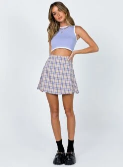 Princess Polly Higgins Mini Skirt Beige -Polly Clothing Shop 2 444877bf 1147 4b58 99b8 6af8abbe2f18