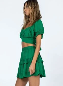 Princess Polly Fallon Set Green -Polly Clothing Shop 3 modelinfo Fiona us2 97f2cb4e dad8 42b8 a215 fa729f95b033