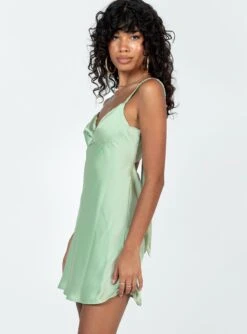 Princess Polly Stefani Mini Dress Sage 11 Princess Polly Stefani Mini Dress Sage -Polly Clothing Shop 3 modelinfo ariel us4 4e44563f beb4 488d 99b5 596b2ee1be90