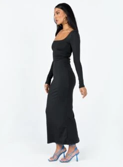 Princess Polly Lyla Maxi Dress Black -Polly Clothing Shop 3 modelinfo christy us2 36196440 4261 4de0 96c1 d48f1ffdfabc