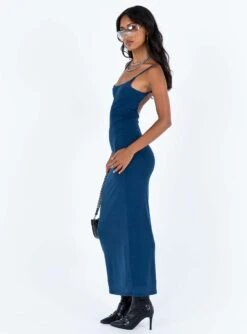 Knox Maxi Dress Navy -Polly Clothing Shop 3 modelinfo sneha us2 c847c36e 69e0 43cb 9d95 ba9e5424e461