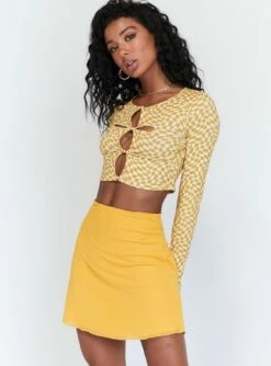 Princess Polly Baxter Mini Skirt Orange -Polly Clothing Shop 3 5df53b71 1aef 4261 8ec4 afe82bb87361