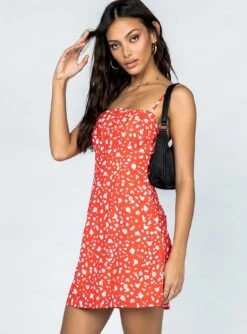 Princess Polly Tallie Mini Dress Red -Polly Clothing Shop 3 602441f6 3473 4ad1 901a 1108556c56f5