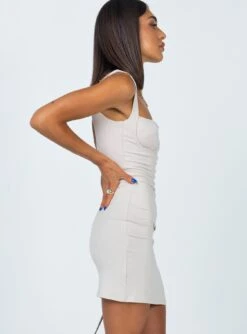 Princess Polly Kloye Mini Dress Beige -Polly Clothing Shop 3 87c8c831 bf02 4dbc b6a5 782207dfdfab