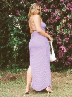 Princess Polly Lovesick Mesh Ruched Maxi Dress Lilac -Polly Clothing Shop 3 8fe7bff0 1a26 42d2 9cd8 f0d10593d9d7