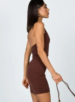 Princess Polly Kourtney Mini Dress Chocolate Brown -Polly Clothing Shop 3 b7d2a0d2 2b17 4c4b aa78 d2da7d768811