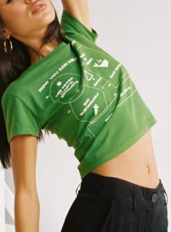 Organic Protect Charity Baby Tee Green -Polly Clothing Shop 4 modelinfo camelia us2 8648ce3c 406e 461f a7ad 926f9f5807cd