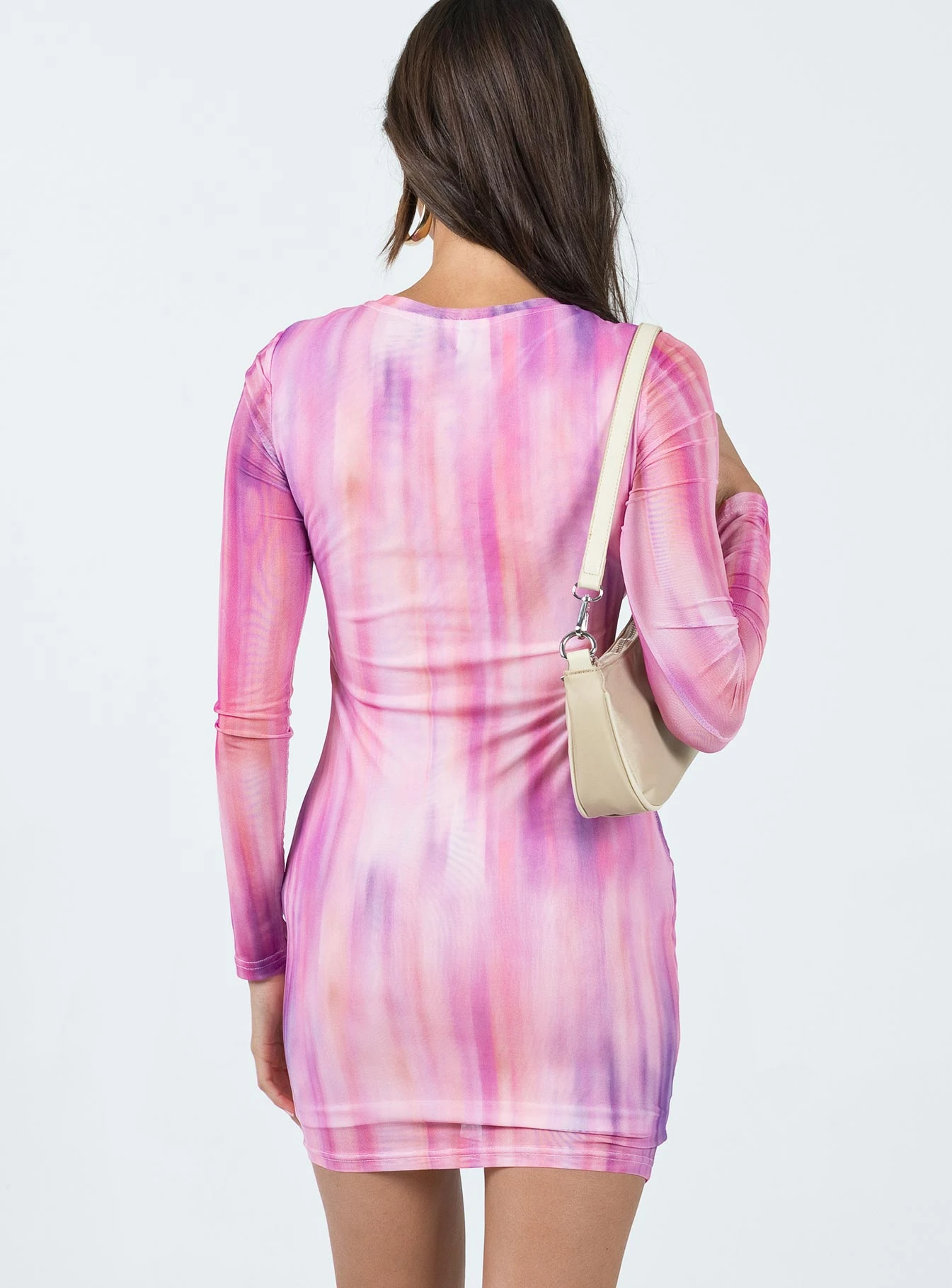 Princess Polly Barclay Long Sleeve Mini Dress Pink 7 Princess Polly Barclay Long Sleeve Mini Dress Pink - Image 5