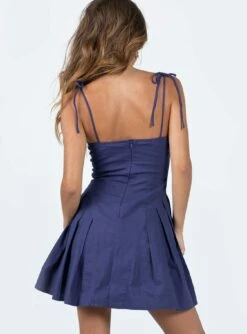 Princess Polly Maruna Mini Dress Navy -Polly Clothing Shop 4 modelinfo elise us2 214a38ed 1256 43d0 96c8 a18bab9cfd53