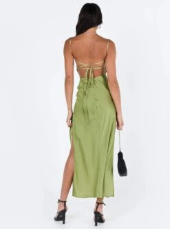 Princess Polly Leyana Maxi Dress Green -Polly Clothing Shop 4 modelinfo josie us2 e836bbe3 016a 4af8 9151 f6eacb5c3479