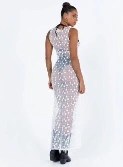 Princess Polly Britton Lace Maxi Dress White -Polly Clothing Shop 4 modelinfo lola us4 6eaf6692 81d7 4e1d 8917 156c9e22e92e