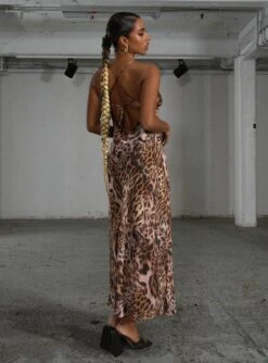 JGR & STN Martine Maxi Dress Black / Brown -Polly Clothing Shop 4 modelinfo lola us4 88829ec1 9a4f 47aa a70f a732d6c4e903