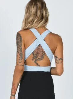 Princess Polly Atticus Bodysuit Blue -Polly Clothing Shop 4 23cd1ae0 3adc 4f90 aec8 c087153aadfa