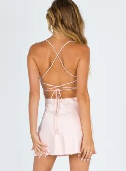 Celena Mini Dress Pink -Polly Clothing Shop 4 8dde1782 14e6 48d4 83eb 85ef49662cc8