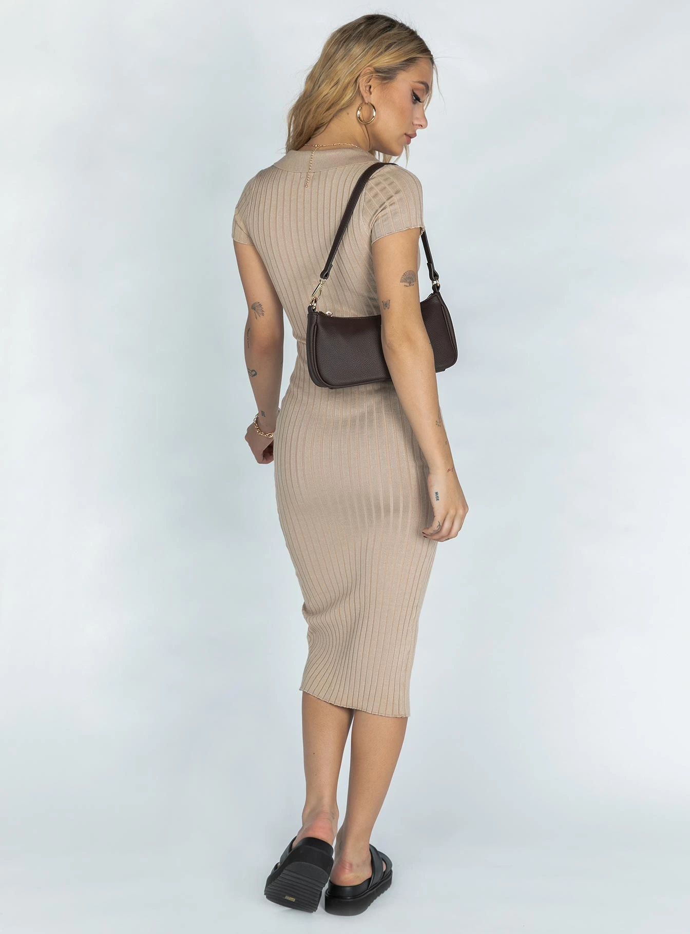 Princess Polly Sarah Maxi Dress Beige 7 Princess Polly Sarah Maxi Dress Beige - Image 5