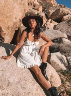 Princess Polly Empress Of Love Mini Dress White -Polly Clothing Shop 5.1 7