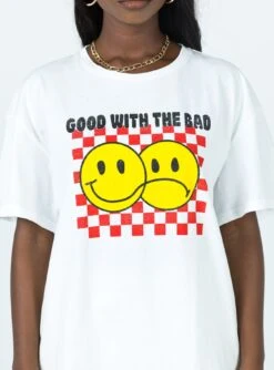 Princess Polly Have A Nice Day Tee White -Polly Clothing Shop 5 bf7d6b72 167d 4bc2 90cb cbb588d2c328