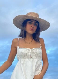 Princess Polly Empress Of Love Mini Dress White -Polly Clothing Shop EMPRESS OF LOVE MINI DRESS THE ROMAN NECKLACE