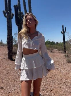 Princess Polly Greta Mini Skirt Off White -Polly Clothing Shop GRETA MINI SKIRT OFF WHITE a4094f0e f912 4ed3 9d8d 677c5f1051de