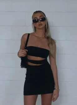 Alexandra Mini Dress Black