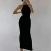 Princess Polly Christina Maxi Dress Black -Polly Clothing Shop iziangus CHRISTINA MAXI DRESS BLACK AU6